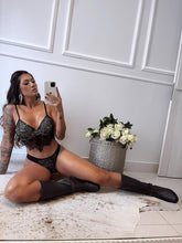 Load image into Gallery viewer, FRIDA UNLINED LACE SET - BLACK