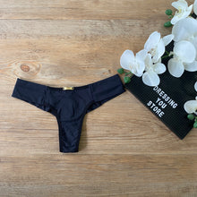 Load image into Gallery viewer, SEMI-WIRE MICROFIBRE PANTY - BLACK