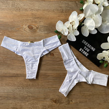 Load image into Gallery viewer, SEMI-WIRE MICROFIBRE PANTY - WHITE