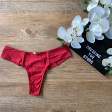 Load image into Gallery viewer, SEMI-WIRE MICROFIBRE PANTY - RED