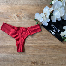 Load image into Gallery viewer, SEMI-WIRE MICROFIBRE PANTY - RED