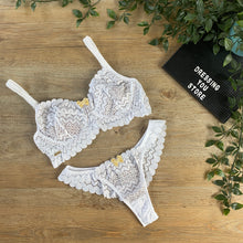 Load image into Gallery viewer, DANI UNLINED LACE SET - WHITE