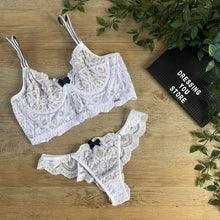 Load image into Gallery viewer, MARIA UNLINED LACE SET - WHITE