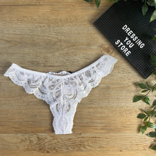 Load image into Gallery viewer, MARIA UNLINED LACE SET - WHITE