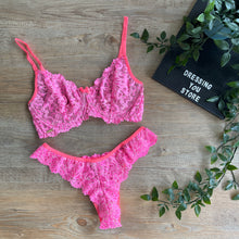 Load image into Gallery viewer, LISS UNLINED LACE SET - LIGHT PINK