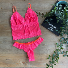 Load image into Gallery viewer, JULIETE UNLINED LACE SET - PINK