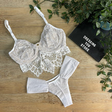 Load image into Gallery viewer, FRIDA UNLINED LACE SET - WHITE