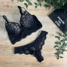 Load image into Gallery viewer, TEODORA LACE SET - BLACK