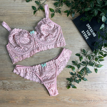 Load image into Gallery viewer, DANI UNLINED LACE SET - ROSE