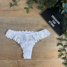 Load image into Gallery viewer, JULIETE UNLINED LACE SET - WHITE
