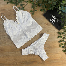 Load image into Gallery viewer, JULIETE UNLINED LACE SET - WHITE