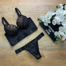 Load image into Gallery viewer, JULIA LACE SET - BLACK