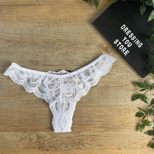 Load image into Gallery viewer, MARIA UNLINED LACE SET - WHITE
