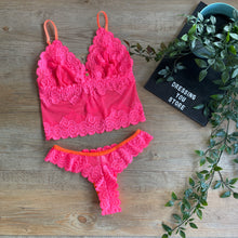 Load image into Gallery viewer, JULIETE UNLINED LACE SET - PINK
