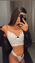 Load image into Gallery viewer, MARIA UNLINED LACE SET - WHITE

