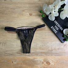 Load image into Gallery viewer, DONATELLE LACE SET - BLACK/GOLD
