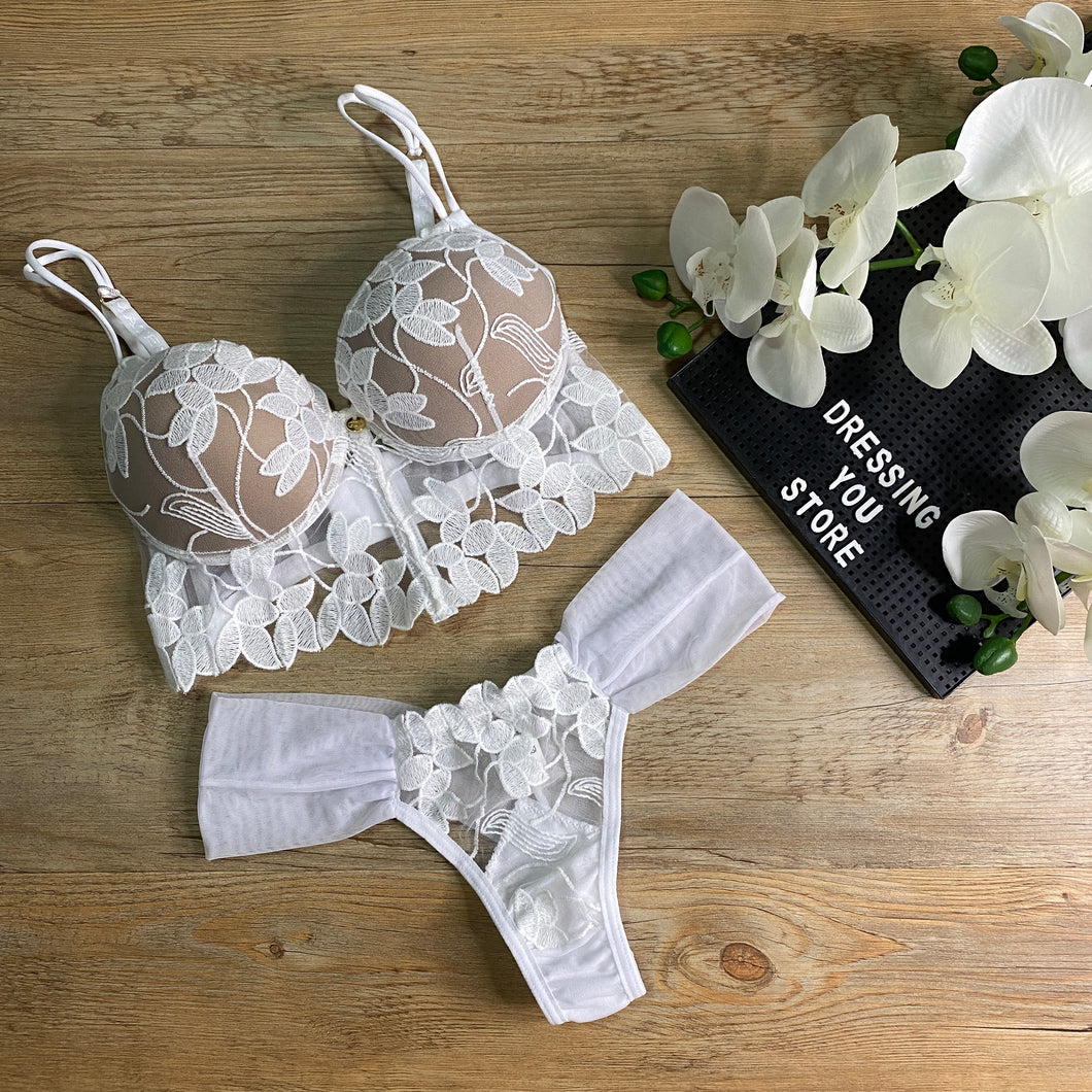 LUA LACE SET - WHITE