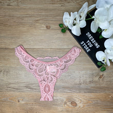 Load image into Gallery viewer, MARIA UNLINED LACE SET - ROSE

